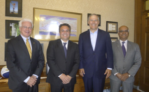 Didier Robert a rencontré le Gouverneur de Washington aux USA