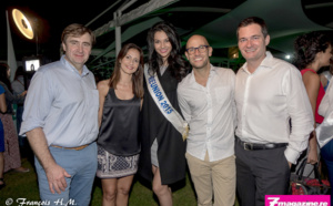 Les Miss à la soirée inaugurale Mary Pierce Indian Ocean Series