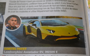 Equipe de France<br>Dans quelles voitures roulent les joueurs?