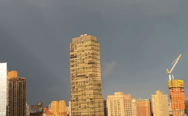 L'incroyable vidéo de l'arc-en-ciel au dessus de New York ce 11 septembre
