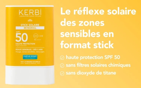 Ce stick solaire noté 100/100 sur Yuka qui promet un glow immédiat